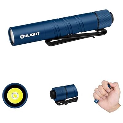 OLIGHT I3T 2 Mini Taschenlampe 200 Lumen mit Beidseitigem Taschenclip Kompakte Helle Stiftlampe 2 Lichtmodi AAA-Batterie Lampe mit Endkappenschalter für Camping Outdoor und Wandern OLIGHT I3T 2 Mini Taschenlampe 200 Lumen mit Beidseitigem Taschenclip Kompakte Helle Stiftlampe 2 Lichtmodi AAA-Batterie Lampe mit Endkappenschalter für Camping Outdoor und Wandern