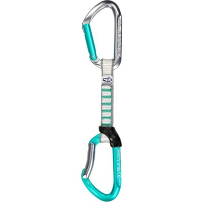 Climbing Technology QUICKDRAW SALTO SET NY 12cm, grey-turquois, (6pc per 1 card) Climbing Technology QUICKDRAW SALTO SET NY 12cm, grey-turquois, (6pc per 1 card)
