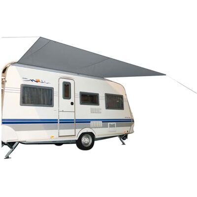 Bo-Camp Wohnwagen-Vorzelt Reisen grau 350x240 cm Bo-Camp Wohnwagen-Vorzelt Reisen grau 350x240 cm