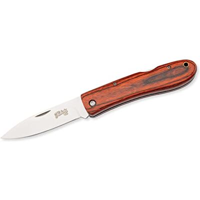 Herbertz Selektion Taschenmesser, AISI 440 Stahl, rostfrei, Pakkaholz, Back Lock, Fangriemenöse, scharfes Klappmesser & Outdoor-messer für Camping, Wandern oder Jagd Herbertz Selektion Taschenmesser, AISI 440 Stahl, rostfrei, Pakkaholz, Back Lock, Fangriemenöse, scharfes Klappmesser & Outdoor-messer für Camping, Wandern oder Jagd