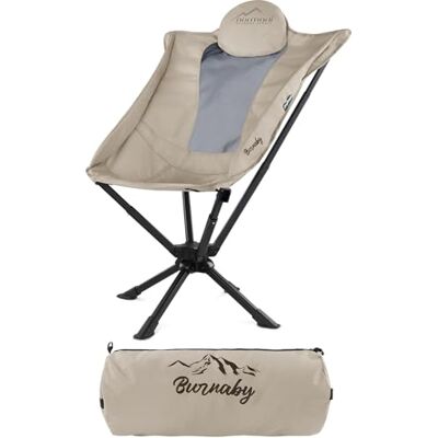 normani Hochlehner Outdoor Faltstuhl klappbarer Stabiler Campingstuhl Anglersessel mit Kopfkissen Getränkehalter verfügbar Farbe Beige normani Hochlehner Outdoor Faltstuhl klappbarer Stabiler Campingstuhl Anglersessel mit Kopfkissen Getränkehalter verfügbar Farbe Beige