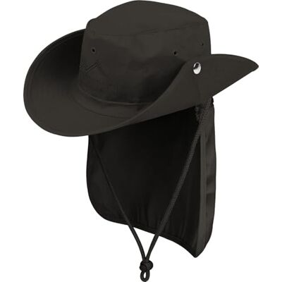normani Buschhut Outdoor Schlapphut Outback mit abnehmbarem Nackenschutz normani Buschhut Outdoor Schlapphut Outback mit abnehmbarem Nackenschutz