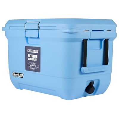 Coleman PRO Hochleistungs-Kühlbox 24L 52L Fassungsvermögen Hält EIS bis zu 5 Tage lang Vollschaumisolierung Große, tragbare Eisbox für den harten Einsatz im Freien & auf Baustellen Coleman PRO Hochleistungs-Kühlbox 24L 52L Fassungsvermögen Hält EIS bis zu 5 Tage lang Vollschaumisolierung Große, tragbare Eisbox für den harten Einsatz im Freien & auf Baustellen
