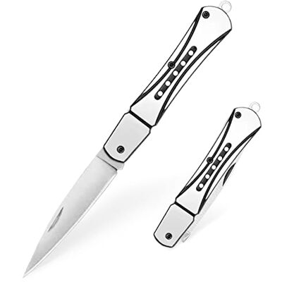 Generic Klappmesser Taschenmesser, Klein Messer mit Schlüsselring ist, Mini Scharf Klappmesser, EDC Messer für Outdoor Camping Generic Klappmesser Taschenmesser, Klein Messer mit Schlüsselring ist, Mini Scharf Klappmesser, EDC Messer für Outdoor Camping