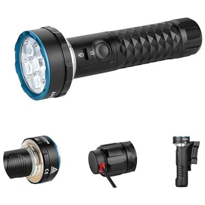 OLIGHT Prowess LED Taschenlampe mit Bidirektionalem Licht, 5000 Lumen Kaltweiß-Lampe,245m Reichweite Wiederaufladbare Leuchte mit Holster und USB-C für Outdoor und Camping, IPX7 OLIGHT Prowess LED Taschenlampe mit Bidirektionalem Licht, 5000 Lumen Kaltweiß-Lampe,245m Reichweite Wiederaufladbare Leuchte mit Holster und USB-C für Outdoor und Camping, IPX7