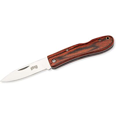 Herbertz Selektion Taschenmesser, AISI 440 Stahl, rostfrei, Pakkaholz, Back Lock, Fangriemenöse, scharfes Klappmesser & Outdoor-messer für Camping, Wandern oder Jagd Herbertz Selektion Taschenmesser, AISI 440 Stahl, rostfrei, Pakkaholz, Back Lock, Fangriemenöse, scharfes Klappmesser & Outdoor-messer für Camping, Wandern oder Jagd