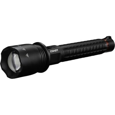 Coast XP40R 8000 Lumen wiederaufladbare Dual-Power-LED-Taschenlampe mit POWERiQ™ Echtzeitanzeige, 5 Lichtmodi, Ultra-View-Flutlicht, Push/Pull-Fokus Coast XP40R 8000 Lumen wiederaufladbare Dual-Power-LED-Taschenlampe mit POWERiQ™ Echtzeitanzeige, 5 Lichtmodi, Ultra-View-Flutlicht, Push/Pull-Fokus