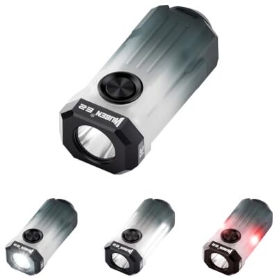 WUBEN E2 Mini Taschenlampe LED Aufladbar, EDC Taschenlampe Klein mit Magnet 150 Lumens Kleine Taschenlampe Schlüsselanhänger mit RGB Seitenlicht für Camping Outdoor Notfälle(Zubehör P5 nicht enthalten) WUBEN E2 Mini Taschenlampe LED Aufladbar, EDC Taschenlampe Klein mit Magnet 150 Lumens Kleine Taschenlampe Schlüsselanhänger mit RGB Seitenlicht für Camping Outdoor Notfälle(Zubehör P5 nicht enthalten)