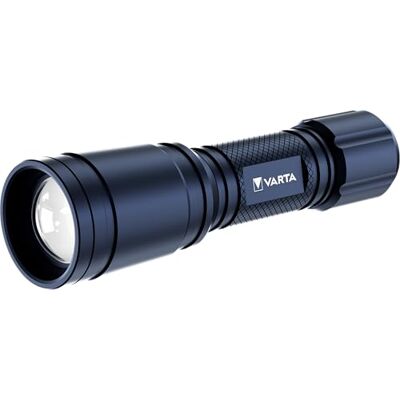 Varta Taschenlampe LED, Flashlight F10, LED Alltagstaschenlampe, Aluminium Präzisionsfokus, 2 Leuchtmodi, stoßfest, stufenlos fokussierbarer Lichtstrahl, ohne Batterien, Lichtleistung bis zu 50 Lumen Varta Taschenlampe LED, Flashlight F10, LED Alltagstaschenlampe, Aluminium Präzisionsfokus, 2 Leuchtmodi, stoßfest, stufenlos fokussierbarer Lichtstrahl, ohne Batterien, Lichtleistung bis zu 50 Lumen