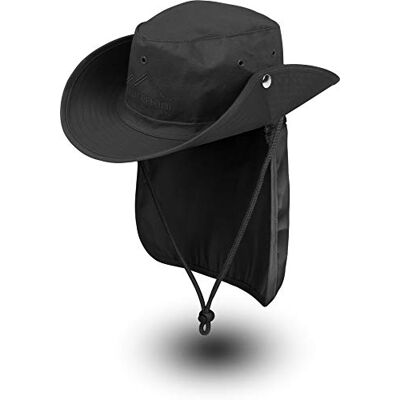 normani Buschhut Outdoor Schlapphut Outback mit abnehmbarem Nackenschutz normani Buschhut Outdoor Schlapphut Outback mit abnehmbarem Nackenschutz