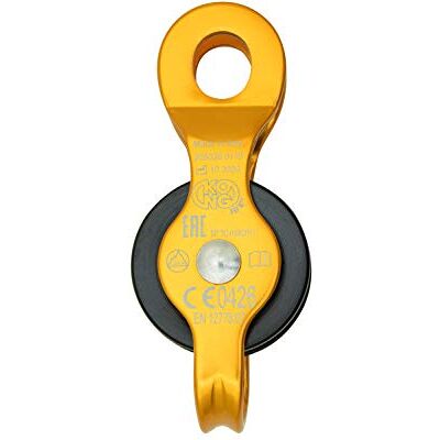 Kong Turbo Roll Aluminium-Riemenscheibe, Schwarz/Orange, Einheitsgröße Kong Turbo Roll Aluminium-Riemenscheibe, Schwarz/Orange, Einheitsgröße