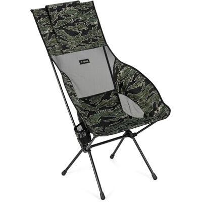 Helinox Savanna Campingstuhl mit hoher Rückenlehne, zusammenklappbar, Xray Tiger Camo Helinox Savanna Campingstuhl mit hoher Rückenlehne, zusammenklappbar, Xray Tiger Camo