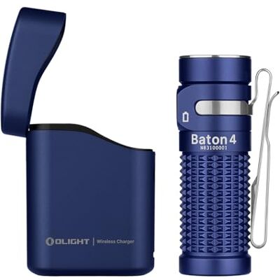 OLIGHT Baton 4 kit Mini LED Taschenlampe Wiederaufladbare mit Ladecase Handlampe bis zu 190 Tage Laufzeit, 1300Lm 170m Leuchtweite superhell klein Flashlight für Alltag, IPX8 OLIGHT Baton 4 kit Mini LED Taschenlampe Wiederaufladbare mit Ladecase Handlampe bis zu 190 Tage Laufzeit, 1300Lm 170m Leuchtweite superhell klein Flashlight für Alltag, IPX8