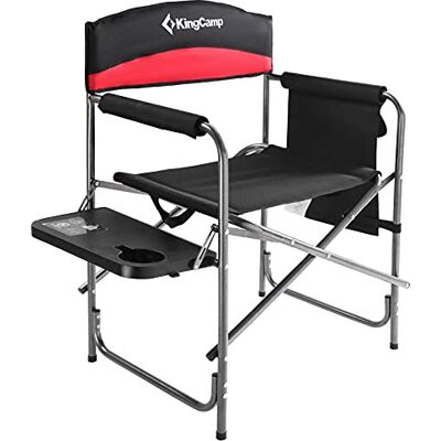 KingCamp Regie Stuhl XL Director Camping Falt Klapp Sessel Armlehne Tisch 180 kg KingCamp Regie Stuhl XL Director Camping Falt Klapp Sessel Armlehne Tisch 180 kg