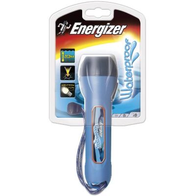 Energizer Wetterfest bis 10 Meter, bruchsichere Linse, Krypton 70% heller im Vergleich zu Standardlampen, benötigt 2 x AA-Batterien Energizer Wetterfest bis 10 Meter, bruchsichere Linse, Krypton 70% heller im Vergleich zu Standardlampen, benötigt 2 x AA-Batterien