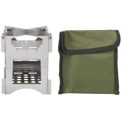 Generic Rucksack Holzofen, tragbarer Edelstahl klappbarer Holzofen für Camping im Freien/Reisen/Wandern/Picknick 3,9 x 3,9 x 5,0 Zoll Generic Rucksack Holzofen, tragbarer Edelstahl klappbarer Holzofen für Camping im Freien/Reisen/Wandern/Picknick 3,9 x 3,9 x 5,0 Zoll