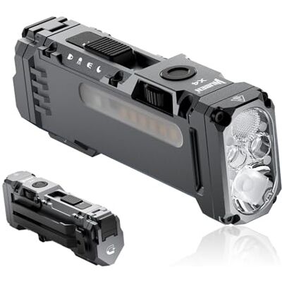 WUBEN X4 Mini LED Taschenlampe mit RGB Licht, Klein Taschenlampe Aufladbar 1500 Lumens, EDC Taktische Taschenlampe IP68 Flashlight Torch für Camping, Mitgebsel, Notfäll WUBEN X4 Mini LED Taschenlampe mit RGB Licht, Klein Taschenlampe Aufladbar 1500 Lumens, EDC Taktische Taschenlampe IP68 Flashlight Torch für Camping, Mitgebsel, Notfäll