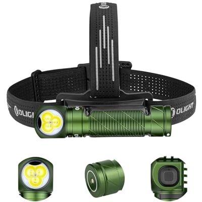 OLIGHT Perun 3 Stirnlampe aufladbar, 3000 Lumen, bis zu 20 Tage Laufzeit 7 Lichtmodi, Superhell Kopflampe wandern mit rotlicht, Sensor und Stirnband, Mini Headlampe für Camping, Jagd, IP68, OD Grün OLIGHT Perun 3 Stirnlampe aufladbar, 3000 Lumen, bis zu 20 Tage Laufzeit 7 Lichtmodi, Superhell Kopflampe wandern mit rotlicht, Sensor und Stirnband, Mini Headlampe für Camping, Jagd, IP68, OD Grün