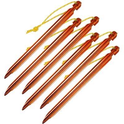 Wechsel Y-Peg 18 cm I 6 Stück I Zeltheringe aus DUR Aluminium I Erdnägel für weiche bis mittelharte Böden I Heringe mit praktischer Schnur für einfaches Herausziehen I leicht & robust Wechsel Y-Peg 18 cm I 6 Stück I Zeltheringe aus DUR Aluminium I Erdnägel für weiche bis mittelharte Böden I Heringe mit praktischer Schnur für einfaches Herausziehen I leicht & robust