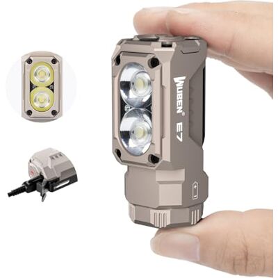 WUBEN E7 1800 Lumen Khaki Wiederaufladbare Mini-Taschenlampe mit Magnet – superhelle 6 Modi EDC-Taschenlampe, wiederaufladbare Typ-C-LED; IP68-Taschenlampe für Stirnlampen, Rettung, Camping WUBEN E7 1800 Lumen Khaki Wiederaufladbare Mini-Taschenlampe mit Magnet – superhelle 6 Modi EDC-Taschenlampe, wiederaufladbare Typ-C-LED; IP68-Taschenlampe für Stirnlampen, Rettung, Camping