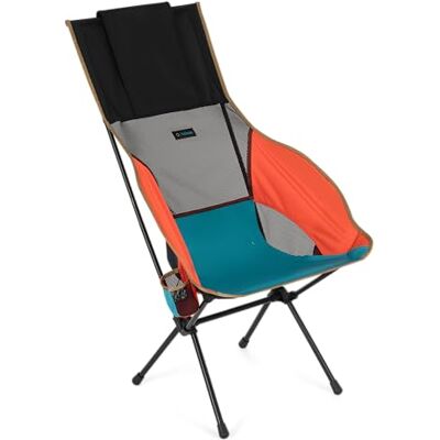 Helinox Savanna Klappbarer Campingstuhl mit hoher Rückenlehne, 1.8 kg, Bequeme Outdoor-Stühle, Picknick, Heritage Multi Block Helinox Savanna Klappbarer Campingstuhl mit hoher Rückenlehne, 1.8 kg, Bequeme Outdoor-Stühle, Picknick, Heritage Multi Block