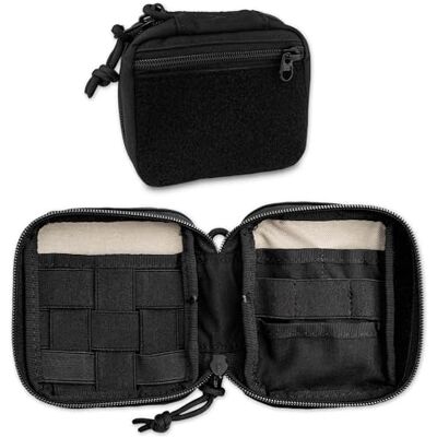 BÖKER SOLINGEN Hamburger Pouch abschließbare EDC Messertasche 42a-konform Messeretui aus Cordura 500, Reißverschluss, Außenfach, Klett für Patches, Klappmesser, Multitool, Taschenlampe & Tactical Pen BÖKER SOLINGEN Hamburger Pouch abschließbare EDC Messertasche 42a-konform Messeretui aus Cordura 500, Reißverschluss, Außenfach, Klett für Patches, Klappmesser, Multitool, Taschenlampe & Tactical Pen