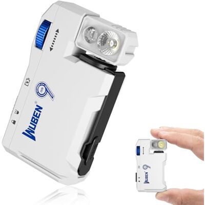 WUBEN G5 Mini LED Taschenlampe Schlüsselanhänger 400 Lumen mit RGB Licht, 6 Modi EDC Taschenlampe LED Aufladbar, IP68 Wasserdichte Flashlight Torch für Camping, Wandern, Outdoor, Notfäll (Weiß) WUBEN G5 Mini LED Taschenlampe Schlüsselanhänger 400 Lumen mit RGB Licht, 6 Modi EDC Taschenlampe LED Aufladbar, IP68 Wasserdichte Flashlight Torch für Camping, Wandern, Outdoor, Notfäll (Weiß)