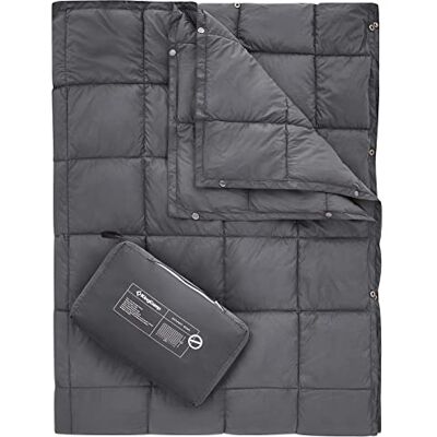 KingCamp Campingdecke, Thermodecke, Ultraleicht, multifunktional, warm, für Reisen, Outdoor, mit Druckknöpfen, leichte Schlafdecke für Wandern, Picknick, Zuhause, Auto, 175 x 135 cm KingCamp Campingdecke, Thermodecke, Ultraleicht, multifunktional, warm, für Reisen, Outdoor, mit Druckknöpfen, leichte Schlafdecke für Wandern, Picknick, Zuhause, Auto, 175 x 135 cm