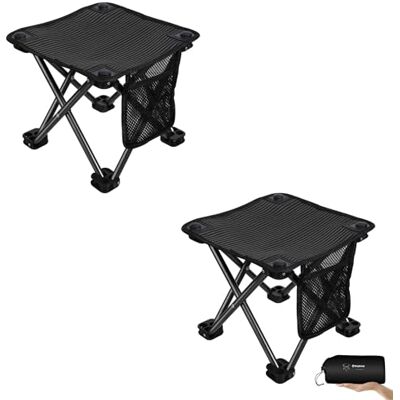 KingCamp Mini Klapphocker 2er Set Ultraleichte Campinghocker bis 150 kg – Faltbarer Angelstuhl, Outdoor Sitz & Fußstützee – Leicht Kompakt aus Stahl 650g inkl. Tasche & Seitentasche KingCamp Mini Klapphocker 2er Set Ultraleichte Campinghocker bis 150 kg – Faltbarer Angelstuhl, Outdoor Sitz & Fußstützee – Leicht Kompakt aus Stahl 650g inkl. Tasche & Seitentasche