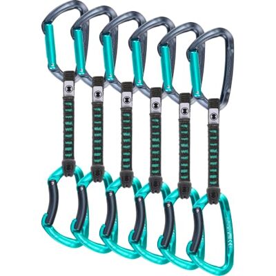 Skylotec Lime Set UL 6 Pack, 12 cm, Anthracite/Aquamarine Skylotec Lime Set UL 6 Pack, 12 cm, Anthracite/Aquamarine