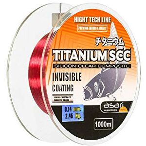 ASARI B/1000 m Titanium SCC Rojo 0,14 mm ASARI B/1000 m Titanium SCC Rojo 0,14 mm