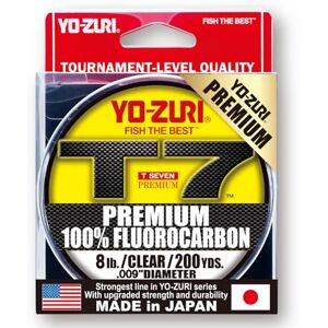 DUEL Yo-Zuri Unisex-Erwachsene T7 Premium 200yd Fluorocarbon Schnur, farblos DUEL Yo-Zuri Unisex-Erwachsene T7 Premium 200yd Fluorocarbon Schnur, farblos