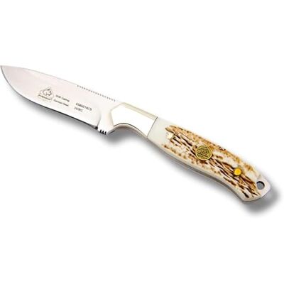 Puma – Caping Knife Präzisionsmesser für Jagdtrophäen 63mm Klinge aus deutschem Stahl (1.4116, 55-57 HRC) Griffschalen aus POM Commando Stag Inklusive Lederscheide (Art.Nr.: 6580010CS) Puma – Caping Knife Präzisionsmesser für Jagdtrophäen 63mm Klinge aus deutschem Stahl (1.4116, 55-57 HRC) Griffschalen aus POM Commando Stag Inklusive Lederscheide (Art.Nr.: 6580010CS)