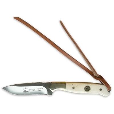 Puma – Caping Knife Präzisionsmesser für Jagdtrophäen 63mm Klinge aus deutschem Stahl (1.4116, 55-57 HRC) Griffschalen aus weißem Knochen Inklusive Lederscheide (Art.Nr.: 6580010T) Puma – Caping Knife Präzisionsmesser für Jagdtrophäen 63mm Klinge aus deutschem Stahl (1.4116, 55-57 HRC) Griffschalen aus weißem Knochen Inklusive Lederscheide (Art.Nr.: 6580010T)