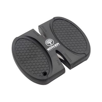 BÖKER SOLINGEN® Taschen-Schärfer Mini V Messer-Schärfer für Outdoor & Survival 2 stufiger EDC Klingen-Schärfer zum Durchziehen Profi Messer Schleifer mit Hartmetall- & Keramik-Stäben BÖKER SOLINGEN® Taschen-Schärfer Mini V Messer-Schärfer für Outdoor & Survival 2 stufiger EDC Klingen-Schärfer zum Durchziehen Profi Messer Schleifer mit Hartmetall- & Keramik-Stäben