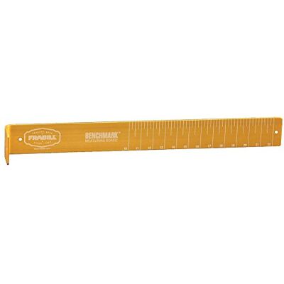 Frabill 1551 Maßtafel, 6,3 cm breit und 55,9 cm lang, Gold-eloxiertes Aluminium-Finish Frabill 1551 Maßtafel, 6,3 cm breit und 55,9 cm lang, Gold-eloxiertes Aluminium-Finish