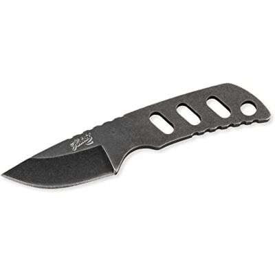 Herbertz Neck Knife, AISI 420 Stahl, rostfrei, Hartplastikscheide, Fangriemenöse, Neck-Knife, robustes Outdoor-Messer & Jagdmesser, Survivalmesser mit feststehender Klinge Herbertz Neck Knife, AISI 420 Stahl, rostfrei, Hartplastikscheide, Fangriemenöse, Neck-Knife, robustes Outdoor-Messer & Jagdmesser, Survivalmesser mit feststehender Klinge