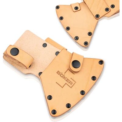BÖKER Plus Appalachian Axe Sheath Scheide aus Leder für Appalachian Axt robuste Lederscheide aus dickem Rinder-Juchten-Leder Axt-Holster robust mit Gürtel-Schlaufe Profi Beil-Scheide vernietet BÖKER Plus Appalachian Axe Sheath Scheide aus Leder für Appalachian Axt robuste Lederscheide aus dickem Rinder-Juchten-Leder Axt-Holster robust mit Gürtel-Schlaufe Profi Beil-Scheide vernietet