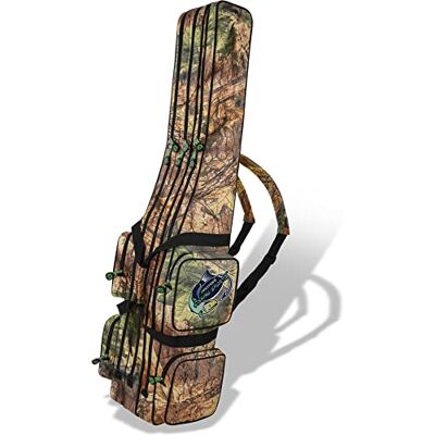 normani Rutentasche Rod Case Angelkoffer Futteral mit 2, 3 oder 4 Ruten-Fächern, Verschiedene Längen wählbar stark wasserabweisender Fishing Rucksack Autumn Camo Wood 3 Innenfächer 190 cm normani Rutentasche Rod Case Angelkoffer Futteral mit 2, 3 oder 4 Ruten-Fächern, Verschiedene Längen wählbar stark wasserabweisender Fishing Rucksack Autumn Camo Wood 3 Innenfächer 190 cm