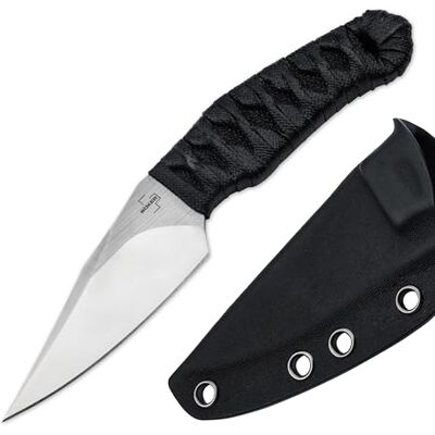 BÖKER PLUS® 302 feststehendes Premium EDC Messer mit Nitro-V Stahl kompaktes Fixed Blade 42a konform Profi Taschenmesser mit Kydexscheide & Gürtelclip Designer Messer mit Rochenhaut Imitat BÖKER PLUS® 302 feststehendes Premium EDC Messer mit Nitro-V Stahl kompaktes Fixed Blade 42a konform Profi Taschenmesser mit Kydexscheide & Gürtelclip Designer Messer mit Rochenhaut Imitat