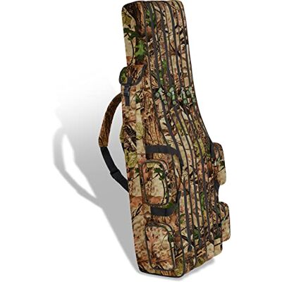 normani Rutentasche Rod Case Angelkoffer Futteral mit 2, 3 oder 4 Ruten-Fächern, Verschiedene Längen wählbar stark wasserabweisender Fishing Rucksack Autumn Camo Wood 4 Innenfächer 190 cm normani Rutentasche Rod Case Angelkoffer Futteral mit 2, 3 oder 4 Ruten-Fächern, Verschiedene Längen wählbar stark wasserabweisender Fishing Rucksack Autumn Camo Wood 4 Innenfächer 190 cm
