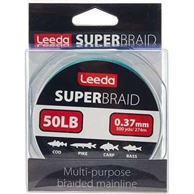 LEEDA Super Braid 13,6 kg 274 m, andere, 30 lb LEEDA Super Braid 13,6 kg 274 m, andere, 30 lb