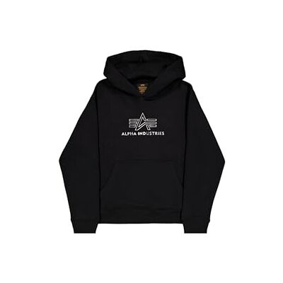 Alpha Herren Basic TPU Hoodie, Black/Chrome, M Alpha Herren Basic TPU Hoodie, Black/Chrome, M