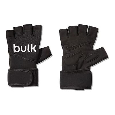 Bulk Trainingshandschuhe - Handflächenpolsterung, Fingerlos, Verstellbares Armband - Gewichthebershandschuhe Bulk Trainingshandschuhe - Handflächenpolsterung, Fingerlos, Verstellbares Armband - Gewichthebershandschuhe