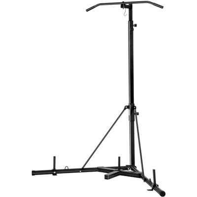 VEVOR 2 in 1 Boxsackständer Trainingsgerät Sandsackgestell aus Stahl, höhenverstellbare Boxsackhalterung mit Klimmzugstang (65 kg belastbar), freistehendes Fitnessgerät für Fitness-Studio Schwarz VEVOR 2 in 1 Boxsackständer Trainingsgerät Sandsackgestell aus Stahl, höhenverstellbare Boxsackhalterung mit Klimmzugstang (65 kg belastbar), freistehendes Fitnessgerät für Fitness-Studio Schwarz