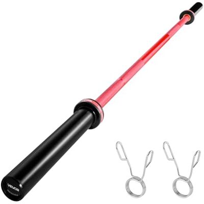 VEVOR Langhantelstange Zugstange 180 cm mit geriffeltem Griff für Krafttraining Gewichtheben Kniebeugen Kreuzheben Bankdrücken, Hantelstange passend für 50 mm Hantelscheiben mit 317,5 kg Tragkraft VEVOR Langhantelstange Zugstange 180 cm mit geriffeltem Griff für Krafttraining Gewichtheben Kniebeugen Kreuzheben Bankdrücken, Hantelstange passend für 50 mm Hantelscheiben mit 317,5 kg Tragkraft