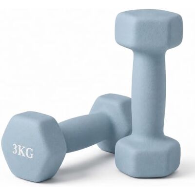 Relaxdays Hanteln 2er Set, Gusseisen, kg, beschichtet, rutschfest, Farbe Aerobichanteln, Home Workout, Kurzhantel Relaxdays Hanteln 2er Set, Gusseisen, kg, beschichtet, rutschfest, Farbe Aerobichanteln, Home Workout, Kurzhantel
