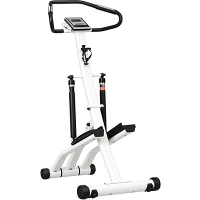 SPORTNOW Stair Stepper für Home Gym klappbar mit LCD-Bildschirm, Herzfrequenzsensor, 12 Widerstandsstufen, Kompakt Vertical Climber Cardio Übung Climber für Ganzkörper-Workout SPORTNOW Stair Stepper für Home Gym klappbar mit LCD-Bildschirm, Herzfrequenzsensor, 12 Widerstandsstufen, Kompakt Vertical Climber Cardio Übung Climber für Ganzkörper-Workout