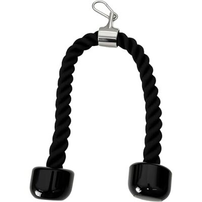 qibylift Nylon Trizepsseil gedrehtes Seilzug trizepstau zum herunterziehen mit rutschfesten Griffen Bizeps, Trizeps, Fitnessstudio oder zu Hause kraftstation für Zubehör qibylift Nylon Trizepsseil gedrehtes Seilzug trizepstau zum herunterziehen mit rutschfesten Griffen Bizeps, Trizeps, Fitnessstudio oder zu Hause kraftstation für Zubehör