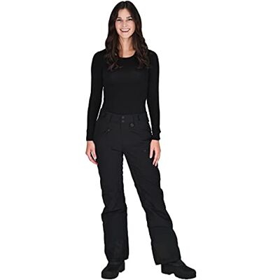ARCTIX Damen Hochwertige, Isolierte Schneehose, Schwarz, X-Small (0-2) Long ARCTIX Damen Hochwertige, Isolierte Schneehose, Schwarz, X-Small (0-2) Long